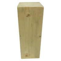 Base en bloc de bois 3.5"x3.5"x10" pour statue en Powertex