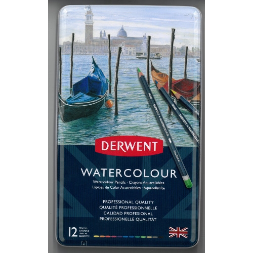 Derwent Watercolour (Lapicés Acuarelables) - Set de 12