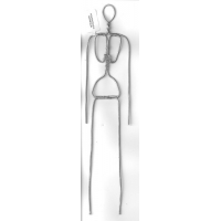 Mannequin metalframe 39 cm