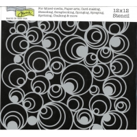 Pochoir Mod Spirals 12"x12" TCW424