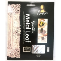 Feuille métal argent Mona Lisa 25 feuilles