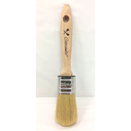 Oval paint clearance brush