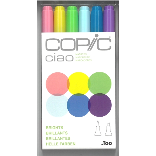 Copic Ciao- Brights Set of 6