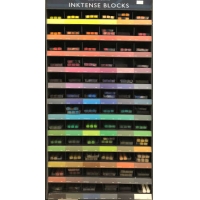 Derwent Inktense Blocks 24 Tin, Set of 24, 8mm Block, Soft Texture,  Watersoluble, Ideal for Watercolor, Drawing, Coloring, Crafts and Painting  on Paper and Fabric, Professional Quality (2300443) 24 Count (Pack of 1)