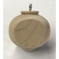 Boule en bois Ronde Face plate