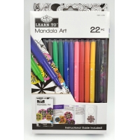 Learn to Mandala 22 pieces Set Royal & Langnickel