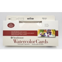 Watercolour Cards- Slim (10) Size 3.875 x 9 Strathmore