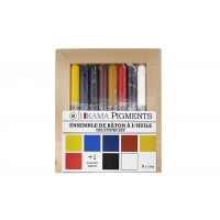 KAMA Prods Assortment: Oil Sticks 8 colours Kama Pigments