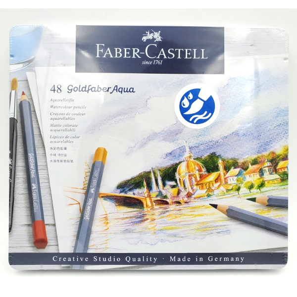 Goldfaber Aqua Watercolor pencil set of 48 Faber-Castell