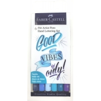 Pens Pitt Hand lettering Blue set (6)