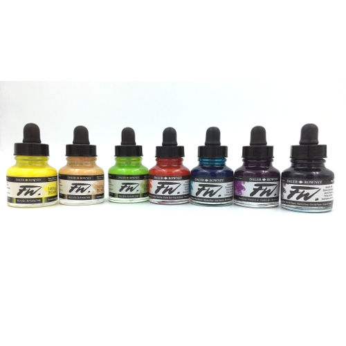 FW Acrylic Artists Ink 1 oz Light Green