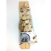 Je craque pour toi! wood pieces