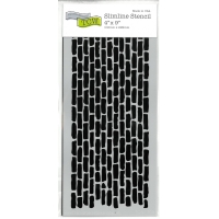 Stencil Slimline Bricks Horizontal 4"x9" TCW2305