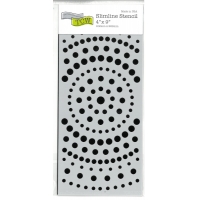 Stencil Slimline Concentric Circles 4"x9" TCW2307