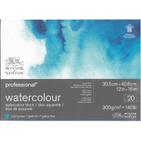 Bloc de papier professionnel aquarelle 140lb CP - 12x16" Winsor & Newton