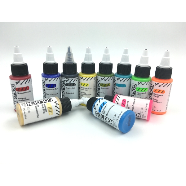 Golden High Flow Acrylic Paint Set