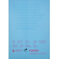 Feuilles papier yupo translucide 104lb 5"x7" (15)