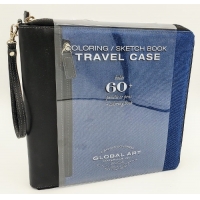 Travel case 9.5" x 9.5" - Denim / Black