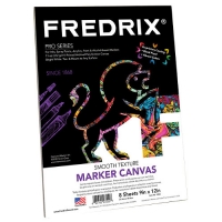 Marker Canvas Pads 9"x12" Fredrix (8 sheets)