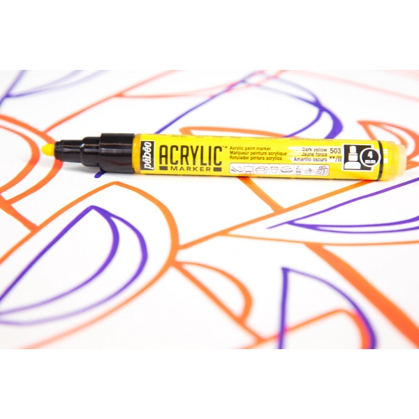 Pebeo Acrylic Marker 0.7mm Tip Violet