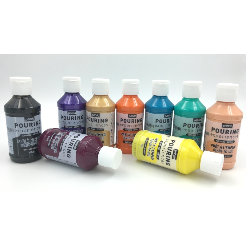 Pebeo : Pouring Experiences : Acrylic Paint Sets - Acrylic Sets