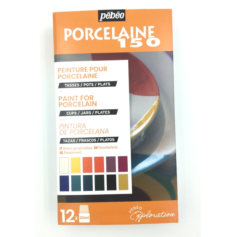 Coffret peinture céramique pébéo