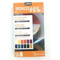 Ens. peinture porcelaine 12 x 20ml Pébéo Porcelaine 150