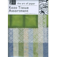 Kozo Tissue Assortment 8 1/2"x11"- Landscape colours
