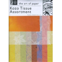Kozo Tissue Assortment 8 1/2''x11'' - Summer colours