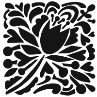 Flowers Stencil (SCM-214)