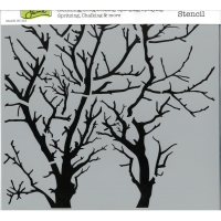 Stencil Branches Reversed 12"x12" TCW251