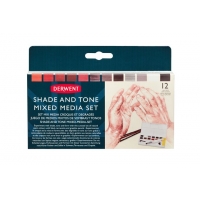 Shade and tone Mixed media paint pan set Derwent