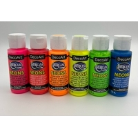 Acrylic paint 2oz Neons Americana