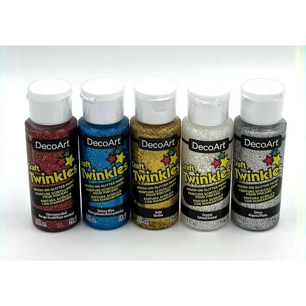 Decoart 2 oz. Craft Twinkles Gold Glitter Paint