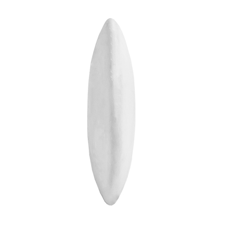 Pacific Arc White Plastic Eraser