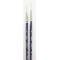 Script Liner Bristlon Silver Brush short handle