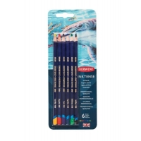 Set of 6 Inktense Pencils Derwent