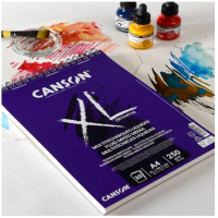 XL Fluid Mixed Media pad 90lb (250g) 9X12 (30 sheets) Canson
