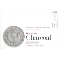 Charcoal paper pad Assorted tints 64 lb (95g) 12x18 (24 sheets) serie 500 Strathmore