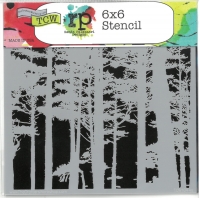 Stencil Tree Canopy 6"x6" TCW1044s
