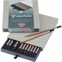 Bruynzeel Design graphite box of 12 pencil set