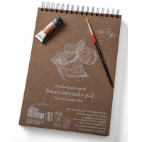 Watercolour #authenticbook Brown 280gsm