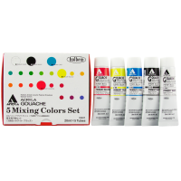 Acrylic Gouache 20ml Primary Set of 5 Holbein