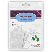 3D Foam - doubled sided adhesive - Trees - 20 pcs