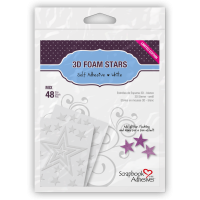 3D Foam - Double sided adhesive - Stars 3L - 48 pcs