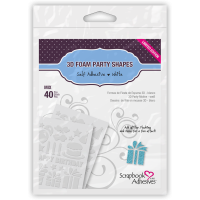 3D Foam - Doubled-Sided adhesive - Party Shapes - 3L