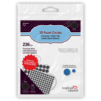 3D Foam - Doubled-Sided adhesive - Black Circles - 3L - 236 Pcs