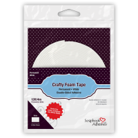 Foam Tape double-sided - White 13' X 1/2"