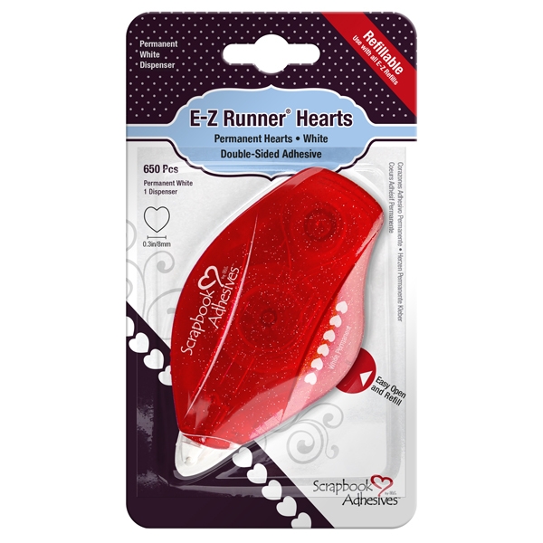 E-Z Runner - Hearts (doubled sided adhesive) 3L
