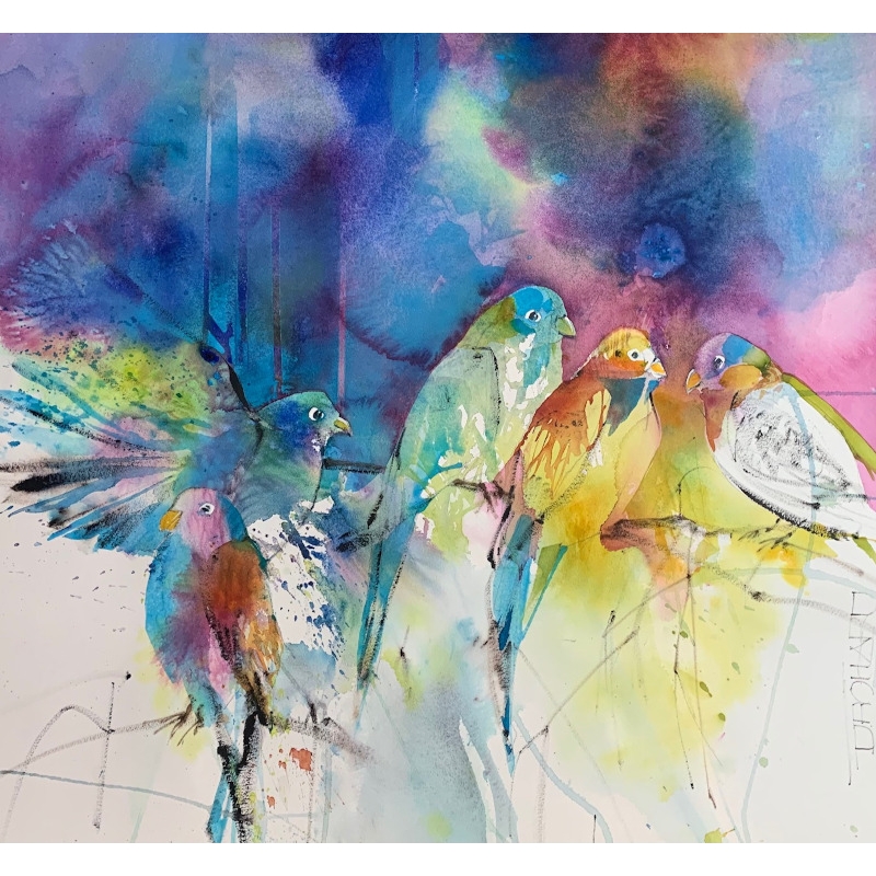 2023-01-28 et 29 Thème : Les oiseaux exotiques - Diane Boilard